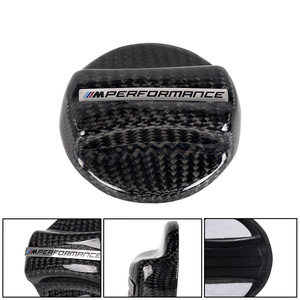 Bmw – bouchon de réservoir de carburant en Fiber de carbone, couvercle décoratif M Performance 73mm x 72mm pour modification de voiture - Product Image 4