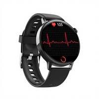 Montre connectée F67 Pro avec écran IPS de 1,91 pouces, bracelet en gel de silicone, surveillance de l'oxygène sanguin, suivi du sommeil, fitness, ECG