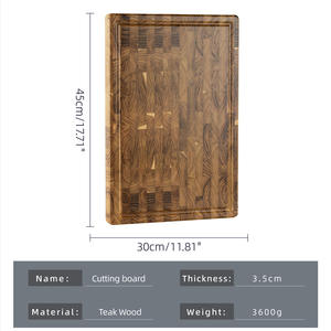 <span class=keywords><strong>Planche</strong></span> <span class=keywords><strong>à</strong></span> <span class=keywords><strong>découper</strong></span> verticale en teck personnalisable avec logo, accessoires de cuisine modernes, plateau de cuisine, <span class=keywords><strong>planche</strong></span> <span class=keywords><strong>à</strong></span> <span class=keywords><strong>découper</strong></span> en bois <span class=keywords><strong>massif</strong></span> pour légumes - Product Image 5