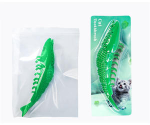 Kinyu ידידותי לסביבה אינטראקטיבית ללעוס צעצועים לא רעילים שיניים ניקוי שרימפס צורה חיה חיצונית אימון עיצוב חדש - Product Image 6