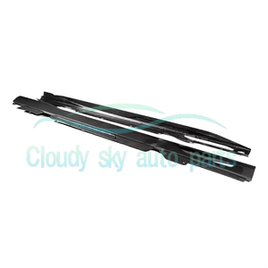 Minigonne laterali in fibra di carbonio stile SQ per BMW <span class=keywords><strong>Serie</strong></span> <span class=keywords><strong>4</strong></span> G26 <span class=keywords><strong>Gran</strong></span> Coupé <span class=keywords><strong>4</strong></span> porte 2021+ - Splitter paraurti di alta qualità, nuovo, montaggio a bullone - Product Image 2