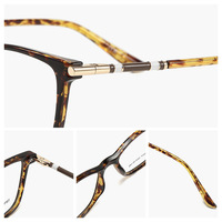 Montures de lunettes en acétate à motifs Style rétro vintage Logo personnalisé Commande en gros en gros