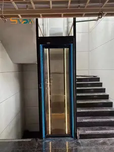 New Chinese Hydraulic Elevator A New Choice Of Decoration Platforms Lift For Mini Buildings Outdoor Warehouse Glass Sightseeing