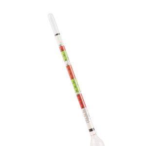 Testeur d'alcool pour bière et vin 3 en 1, hydromètre à triple échelle 0,990-1,160, densité spécifique, Brix, Balling, outils d'alcoomètre pour la fabrication de bière artisanale - Product Image 4