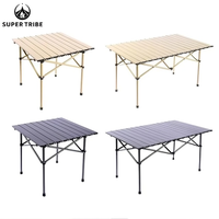 Table pliante d'extérieur pour pique-nique, cuisson et barbecue, légère, stable et portable, pour camping, avec chaises, montable sur voiture