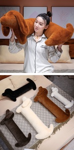 Vente en gros d'usine : Nouveaux jouets en peluche amusants, oreillers doux en forme de Teckel de 110 cm pour <span class=keywords><strong>lit</strong></span> - Product Image 5