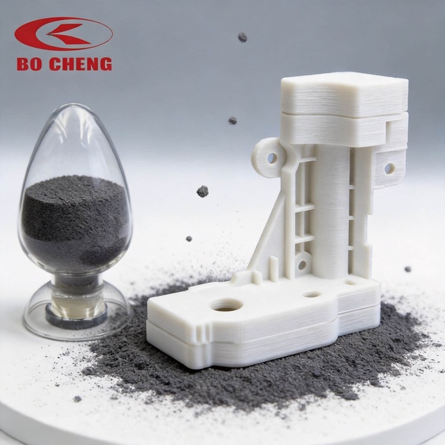 Spherical Mineral Filled PA6 Powder SLS 3D Printing Creep Resistant Structural Component Powder