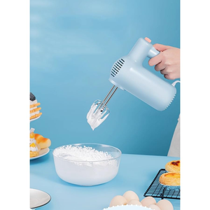 Batidora de Espiral Vertical Multifuncional, Mini Batidora Eléctrica de Mano para Masa y Huevos con Motor de CA de Cobre Puro, Multivoltaje EB027 - Product Image 1