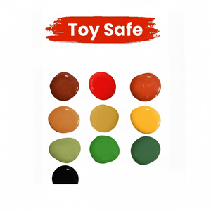 สีของเล่นแบบซักได้10สีปลอดสารพิษและปลอดภัยสำหรับโครงการงานฝีมือสำหรับเด็กแบบ DIY - Product Image 1