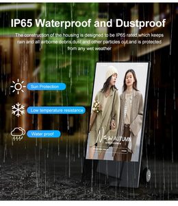 43-inch Áp phích di động màn hình cảm ứng không thấm nước ngoài trời cửa hàng bán lẻ trung tâm mua sắm thang máy wayfinding giáo dục SDK chức năng - Product Image 3