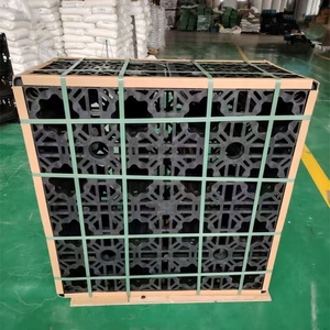 Caisse de drainage vierge 40T 50T pour module de récupération d'<span class=keywords><strong>eau</strong></span> de pluie, réservoir de stockage souterrain pour la rétention des eaux de pluie de la ville Sponge - Product Image 4