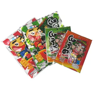 Hot Sell Custom Printed Seaweed Snack 3 Side Sealing Bag Pure Aluminum Good Sealing Performance Keep Crispy Packing Bag