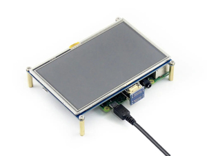 Écran LCD Waveshare de 5 pouces, résolution 800x480, écran tactile résistif, prend en charge Raspberry Pi Zero/Zero W/Zero WH/2B/3B/3B+ K818 - Product Image 2