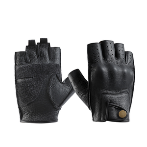 Gants de conduite classiques en cuir de vache britannique, gants en cuir pour hommes, gants de <span class=keywords><strong>moto</strong></span> avec protection en PVC - Product Image 1