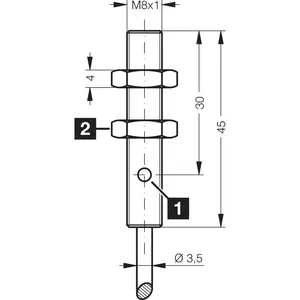 เซ็นเซอร์ความใกล้ชิด DCC08M04NSLK ผลิตภัณฑ์คุณภาพสูงในหมวดหมู่ - Product Image 2