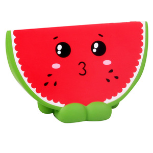 Cartoon Watermelon Slice Pu Slow <b>Rebound</b> Toy For Kids Fidget Stress Relief Gift Decor - Product Image 2