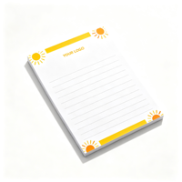 Blocs-notes personnalisés avec logo imprimé, carnets en vrac à feuilles mobiles, bloc-notes à liste de tâches détachable pour le bureau ou l'entreprise