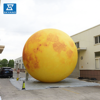 Modèles Animatronic Publicité Gonflables Modèle Lune Géante pour Fêtes Décoration