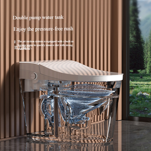 Inodoro Inteligente de Lujo 2026 en Oro Rosa, con Descarga Automática, sin Tanque, de una Pieza, con Asiento Bidé Calefactado para Baño Moderno - Product Image 5