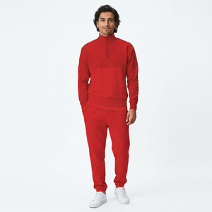 Nouveautés Pull à col zippé pour homme, sweat-shirt en polaire à col montant 2026 - Product Image 1