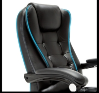 Chaise de bureau BOSS exécutive minimaliste à dossier haut à bas prix avec design ergonomique en mousse PU réglable et roues