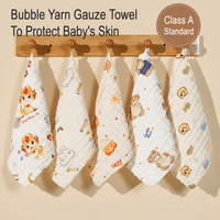 Vente en gros de lingettes pour bébé en mousseline 6 couches, fabricant de lingettes à épaules 100% coton, directement de l'usine, OEM