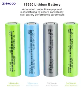 18650 Battery 2000mAh 3.7V Lithium Li Ion Battery Weather Radio 2000mah Power Emergency Flashlight