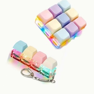 Custom Plastic Anime Cartoon 4-Key Fidget Keychain Toy