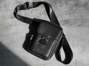 OEM gram 28 173 dikey Sling deri çanta erkek küçük Crossbody seyahat telefon tam tahıl deri Mini kamera askılı çanta erkekler için - Product Image 6