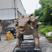 Dinosaure animatronique grandeur nature pour parc à thème, à vendre
