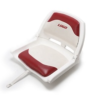 Siège de bateau en plastique rembourré et pliable pour bateau