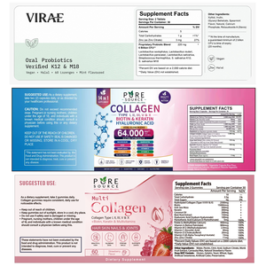 OEM 14 en 1 Capsules de Collagène 90 Unités Soutien Cheveux Ongles Articulations 64000mcg Mélange <span class=keywords><strong>Vital</strong></span> Glow pour Hommes Complément Biotine - Product Image 4