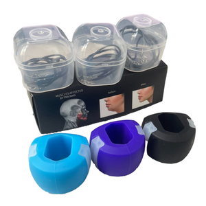 Balle d'exercice pour la mâchoire en gel, entraînement musculaire de la mâchoire, balle d'exercice à mâcher pour l'entraînement du visage, de la mâchoire et du cou - Product Image 5