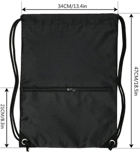 <b>Drawstring</b> <b>Backpack</b> Bag Sport Gym Sack Pack <b>Drawstring</b> Tote Bag - Product Image 3