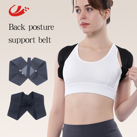 Correcteur de posture supérieur respirant en forme de X pour le dos, avec logo personnalisé, soutien des épaules et correction de la posture