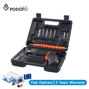 Podofo – Tournevis électrique multifonction 47 pièces, 3,6 V, rechargeable, avec jeu d'embouts, outil portatif - Product Image 1