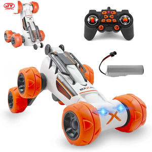 Coche de Acrobacias RC con Rotación de 360 Grados a 2.4GHz, Camioneta de Derrape de 6 Ruedas con Faros Delanteros, Vehículo Todoterreno RC para Niños - Product Image 1