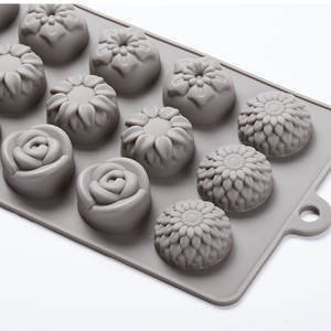 Molde de Silicona para Chocolate con 15 Cavidades, Herramientas para Resina y Pasteles DIY, Varias Formas, Solo Lavar a Mano - Product Image 2