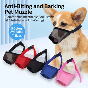 Dog Muzzle Breathable Oxford Cloth Anti <b>Bite</b> Anti Bark For Medium Large Small Dogs Outdoor Use - Product Image 2