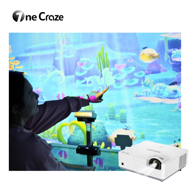 AR 3D Immersive Wall Painting Kids Indoor Educational Game Playhouse Children Drawing Touch Interactive Projection