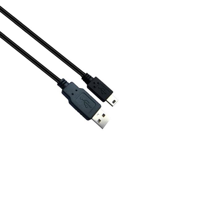 High-Speed Mini USB Data Cable Cheap Black Molding Fast Charging USB 2.0 Cable in 1m 2m 3m 5m Sizes