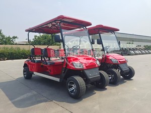 Vente directe d'usine de voiturettes de golf électriques de luxe 3 et 4 places ; les couleurs peuvent être personnalisées. - Product Image 3