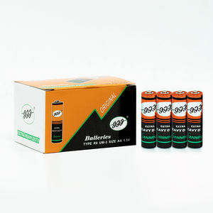 Оптовая и розничная продажа 1,5 В <span class=keywords><strong>AA</strong></span> <span class=keywords><strong>R6</strong></span> Углеродные цинковые сухие батареи хорошего качества, сделано в Китае - Product Image 1