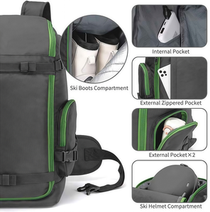 Sac à chaussures de <span class=keywords><strong>ski</strong></span> d'extérieur, sac à <span class=keywords><strong>casque</strong></span>, sac à bandoulière, sac de voyage, sac à dos pour équipement de <span class=keywords><strong>ski</strong></span>, fabrication directe d'usine OEM/ODM - Product Image 5