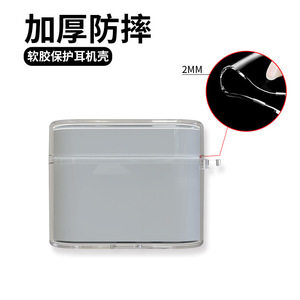 Étui transparent fin en TPU pour écouteurs Bluetooth, résistant à l'eau, à la poussière et aux chocs, modèle I5 - Product Image 2