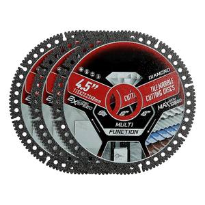 Lame de scie diamantée brasée sous vide WEHER, <span class=keywords><strong>disque</strong></span> de coupe multi-usages, acier, PVC, carrelage, accessoire <span class=keywords><strong>pour</strong></span> <span class=keywords><strong>meuleuse</strong></span> d'angle, industriel - Product Image 1