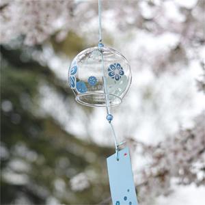 Carillon éolien Furin en verre traditionnel lucide pendentif Transparent carillon éolien en verre bouteille carillon éolien en cristal - Product Image 4