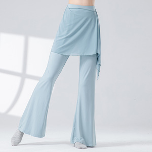 Vêtements de <span class=keywords><strong>danse</strong></span> moderne pour femmes, nouveaux pantalons amples à taille haute avec ruban, en coton, pour la <span class=keywords><strong>danse</strong></span> <span class=keywords><strong>classique</strong></span>, la pratique du yoga, la mise en forme du corps - Product Image 2