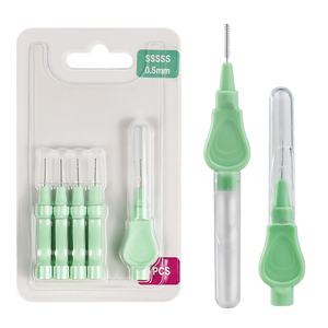 2025 di alta qualità angolato tra i denti pennello per la pulizia a forma di moneta spazzola interdentale - Product Image 6