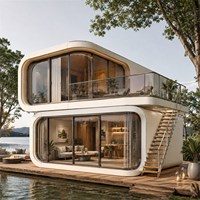 Capsule spatiale personnalisée et cabine conteneur Apple, véranda extérieure étoilée pour hôtels de tourisme panoramique et culturel
